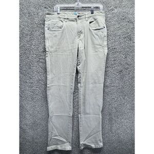 Tommy Bahama 5-Pocket Pants Men Size 34x32 Beige IslandZone‎ Performance Stretch